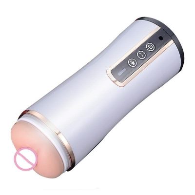 Aircraft Cup Men's Electric Telescopic Vacuum Oral Masturbation Cup